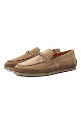Tod’s: Бежевые лоферы 