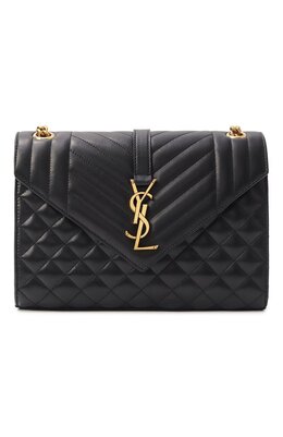 Saint Laurent: Чёрная сумка  Envelope