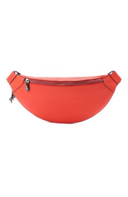 Lancel: Оранжевая поясная сумка 