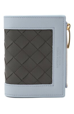 Bottega Veneta: Голубой кошелёк 