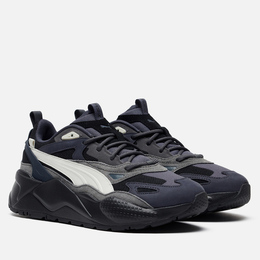Puma: Чёрные кроссовки  RS-X