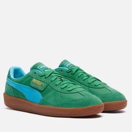 Puma: Зелёные кроссовки 