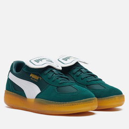 Puma: Зелёные кроссовки 