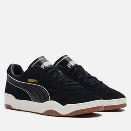 Puma: Чёрные кроссовки  Suede