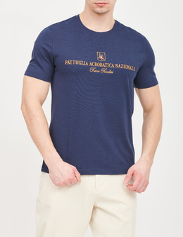 AERONAUTICA MILITARE: Синяя футболка 