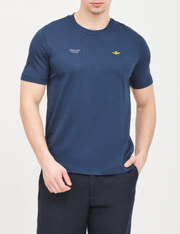 AERONAUTICA MILITARE: Синяя футболка 