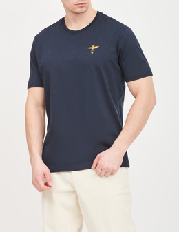 AERONAUTICA MILITARE: Синяя футболка 
