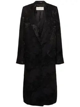 DRIES VAN NOTEN: Пальто з рослинним принтом 