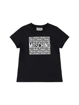MOSCHINO: Хлопковая футболка 