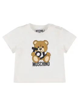 MOSCHINO: Хлопковая футболка 