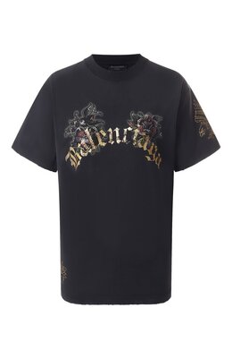 Balenciaga: Хлопковая футболка 