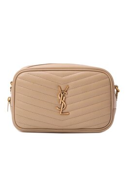 Saint Laurent: Бежевая сумка  Lou