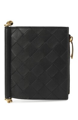 Bottega Veneta: Чёрный кошелёк 