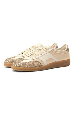 Santoni: Золотые кеды 