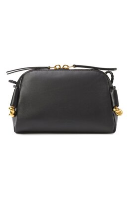 Bottega Veneta: Чёрная сумка  Pouch