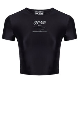 VERSACE JEANS COUTURE: Чёрный топ 