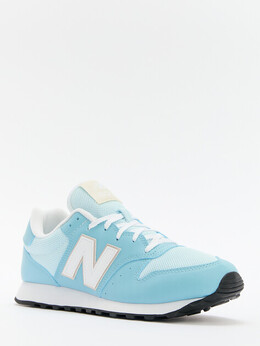 New Balance: Голубые кроссовки 