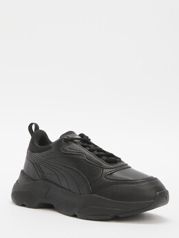Puma: Чёрные кроссовки 