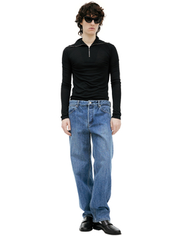 Jil Sander: Прямые джинсы 