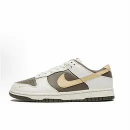 NIKE: Бежевые кроссовки  Dunk Low Retro