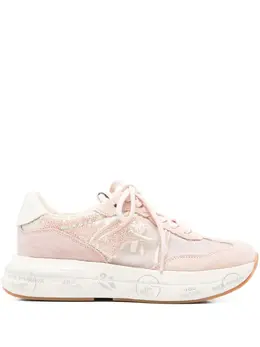 Premiata: Розовые кроссовки 