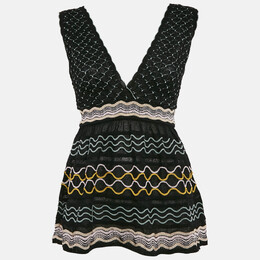 M Missoni: Чёрный топ 