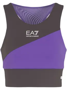 Ea7 Emporio Armani: Фиолетовый бюстгальтер 