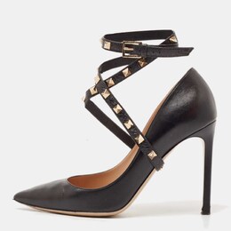 Valentino: Чёрные туфли  Rockstud