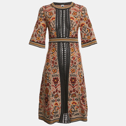 M Missoni: Коричневое платье 