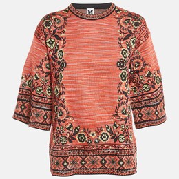 M Missoni: Розовый топ 