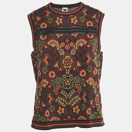 M Missoni: Бордовый топ 