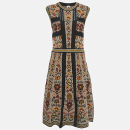 M Missoni: Коричневое платье 
