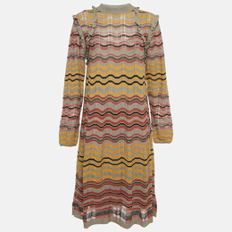 M Missoni: Бежевое платье 