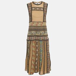 M Missoni: Коричневое платье 