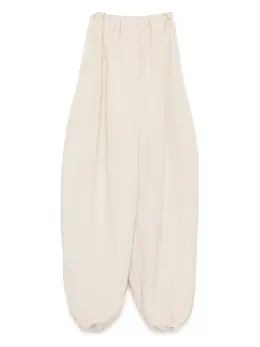 Jacquemus: Белый комбинезон 