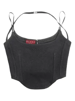 Gucci Pre-Owned: Чёрный корсет 