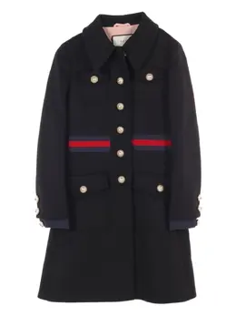 Gucci Pre-Owned: Пальто в полоску 