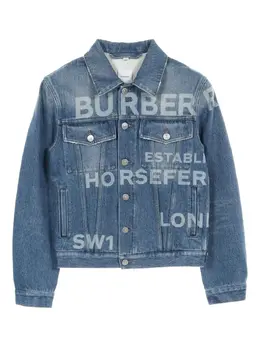 Burberry Pre-Owned: Куртка с принтом 