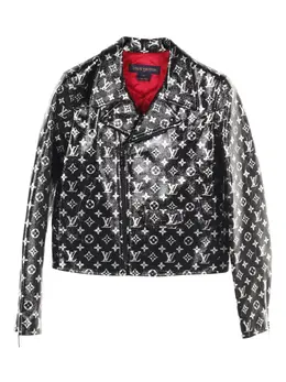 Louis Vuitton Pre-Owned: Чёрная куртка 