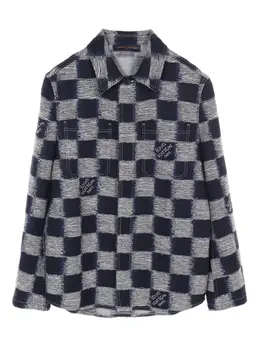 Louis Vuitton Pre-Owned: Синяя рубашка 
