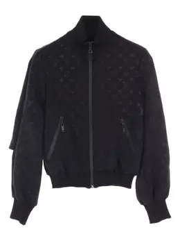 Louis Vuitton Pre-Owned: Чёрная куртка 