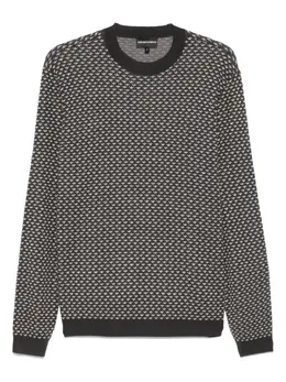 Emporio Armani: Чёрный свитер 
