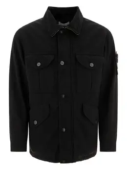 Stone Island: Чёрная рубашка 