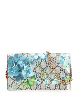Gucci Pre-Owned: Кошелёк с растительным принтом 