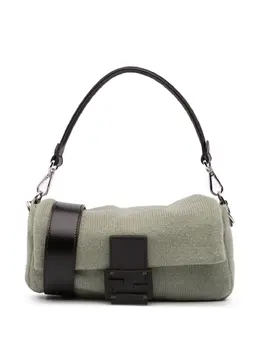 Fendi Pre-Owned: Зелёная сумка 
