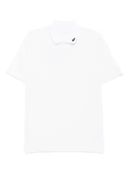 Lacoste: Белое поло 