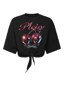 Philipp Plein: Футболка с бантом 