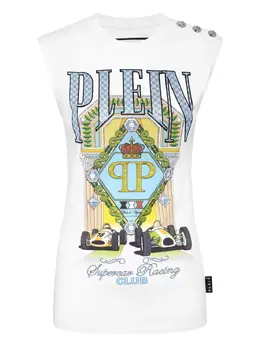 Philipp Plein: Белая майка 