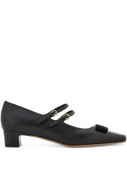 Ferragamo: Чёрные туфли  Vara Bow