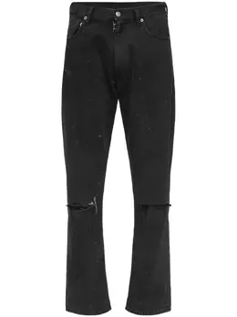 MM6 Maison Margiela: Рваные джинсы 